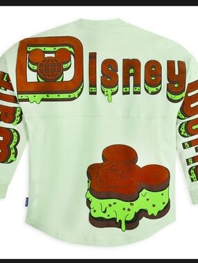 Disney Eats Mint Chocolate Chip Mickey Ice Cream Sandwich Spirit Jersey Size S
